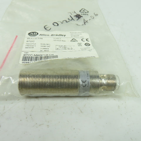 Allen Bradley 872C-M8BP18-D4 SerE Inductive Proximity Sensor Switch 10-30VDC NEW