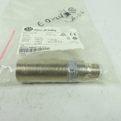 Allen Bradley 872C-M8BP18-D4 SerE Inductive Proximity Sensor Switch 10-30VDC NEW