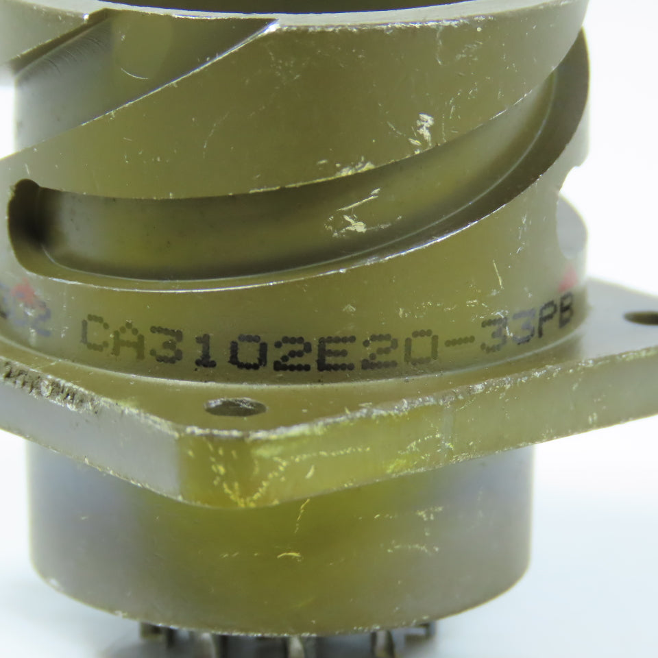 Cannon CA3102E20-33PB ITTC 0302 Circular Connector 11-Pin Male x Female