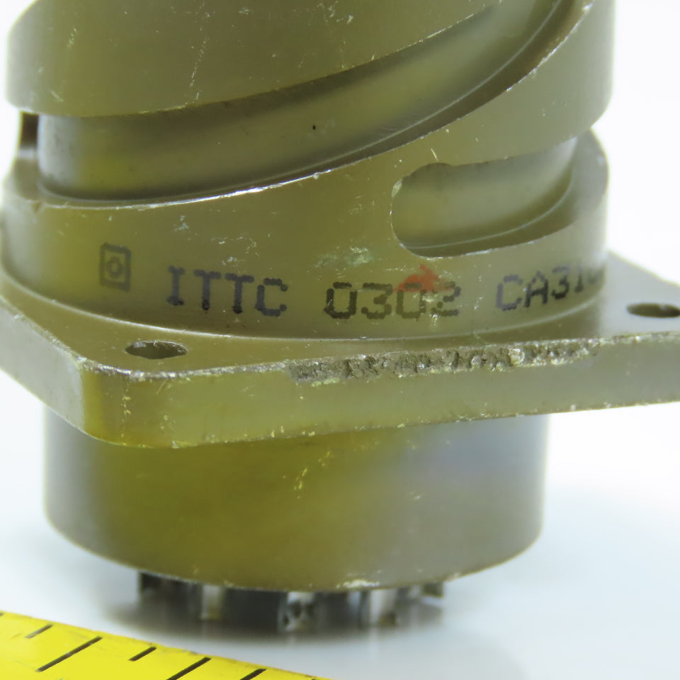 Cannon CA3102E20-33PB ITTC 0302 Circular Connector 11-Pin Male x Female