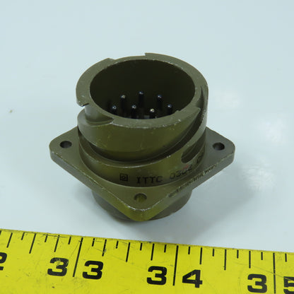 Cannon CA3102E20-33PB ITTC 0302 Circular Connector 11-Pin Male x Female