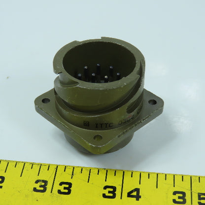 Cannon CA3102E20-33PB ITTC 0302 Circular Connector 11-Pin Male x Female