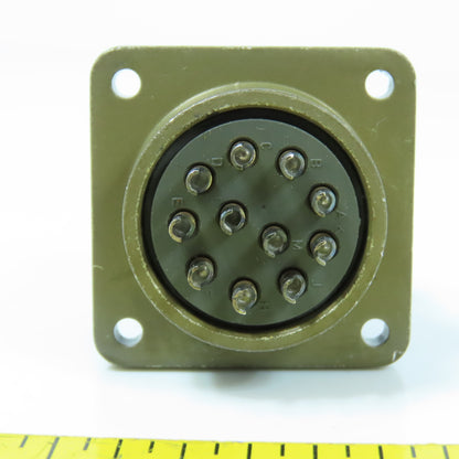 Cannon CA3102E20-33PB ITTC 0302 Circular Connector 11-Pin Male x Female