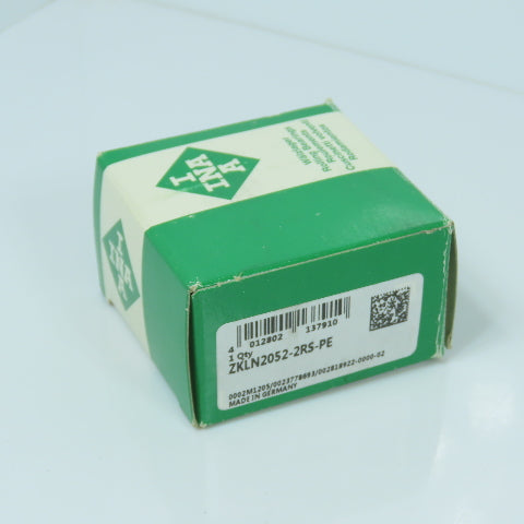 INA ZKLN2052-2RS-PE Angular Contact Ball Bearing 20mm Bore 52mm OD NEW
