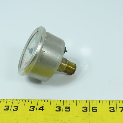 Forward Industries 43mm Pressure Gauge 0-3000PSI 0-200 Bar 1/4" NPT