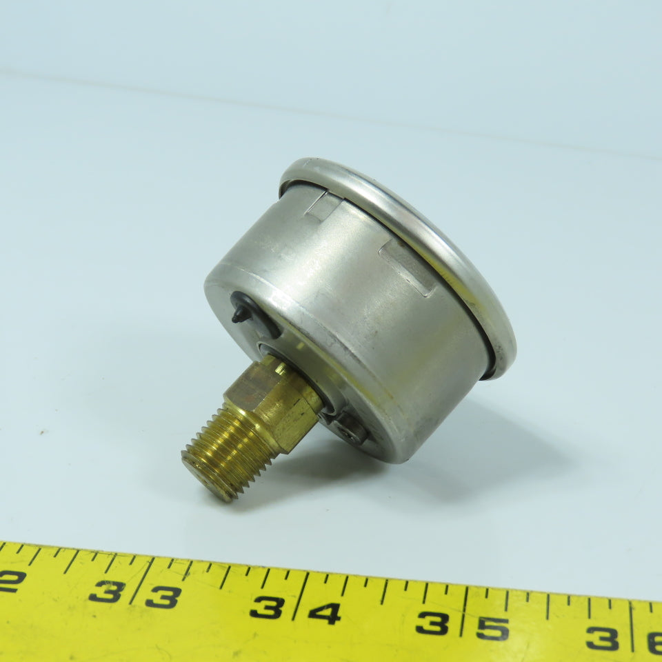 Forward Industries 43mm Pressure Gauge 0-3000PSI 0-200 Bar 1/4" NPT