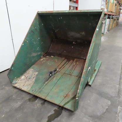 1-1/2 Cu/Yard Self Dumping Trash Scrap Hopper 58" x 67 x 45"