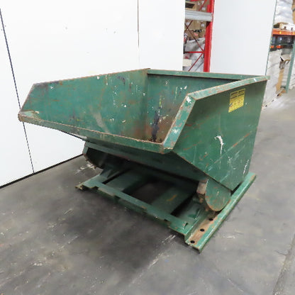 1-1/2 Cu/Yard Self Dumping Trash Scrap Hopper 58" x 67 x 45"