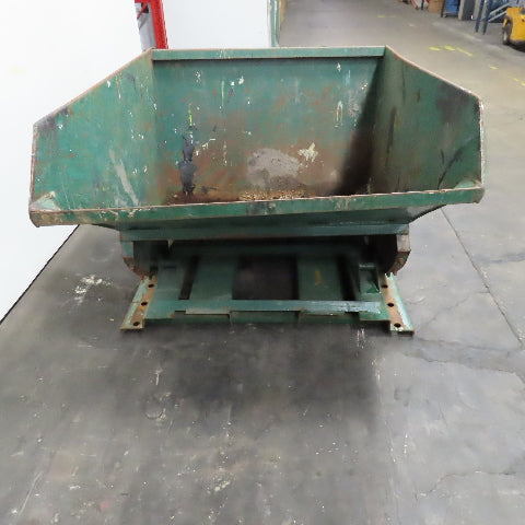 1-1/2 Cu/Yard Self Dumping Trash Scrap Hopper 58" x 67 x 45"