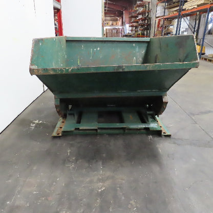 1-1/2 Cu/Yard Self Dumping Trash Scrap Hopper 58" x 67 x 45"