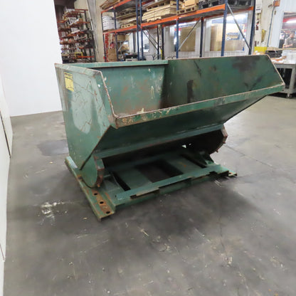 1-1/2 Cu/Yard Self Dumping Trash Scrap Hopper 58" x 67 x 45"