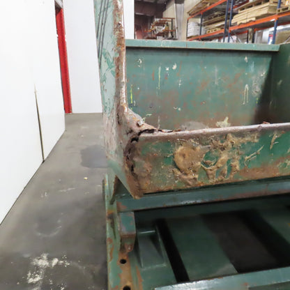 1-1/2 Cu/Yard Self Dumping Trash Scrap Hopper 58" x 67 x 45"