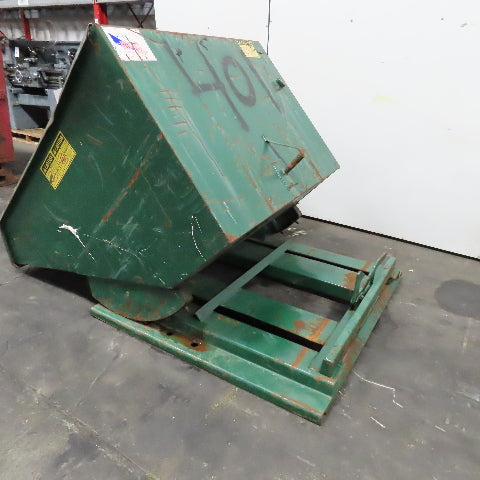 1-1/2 Cu/Yard Self Dumping Trash Scrap Hopper 58" x 67 x 45"