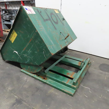 1-1/2 Cu/Yard Self Dumping Trash Scrap Hopper 58" x 67 x 45"