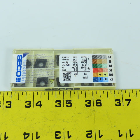 Seco CCMT09T308-F2 TP3500 Indexable Carbide Rhombic Inserts 0.375" Diam Box/10