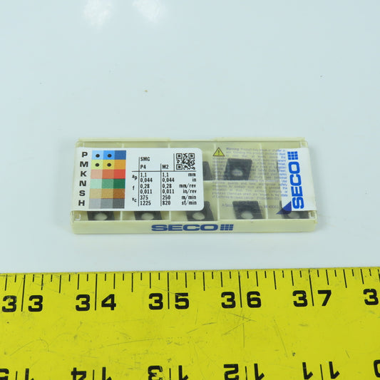 Seco CCMT09T308-F2 TP3500 Indexable Carbide Rhombic Inserts 0.375" Diam Box/10