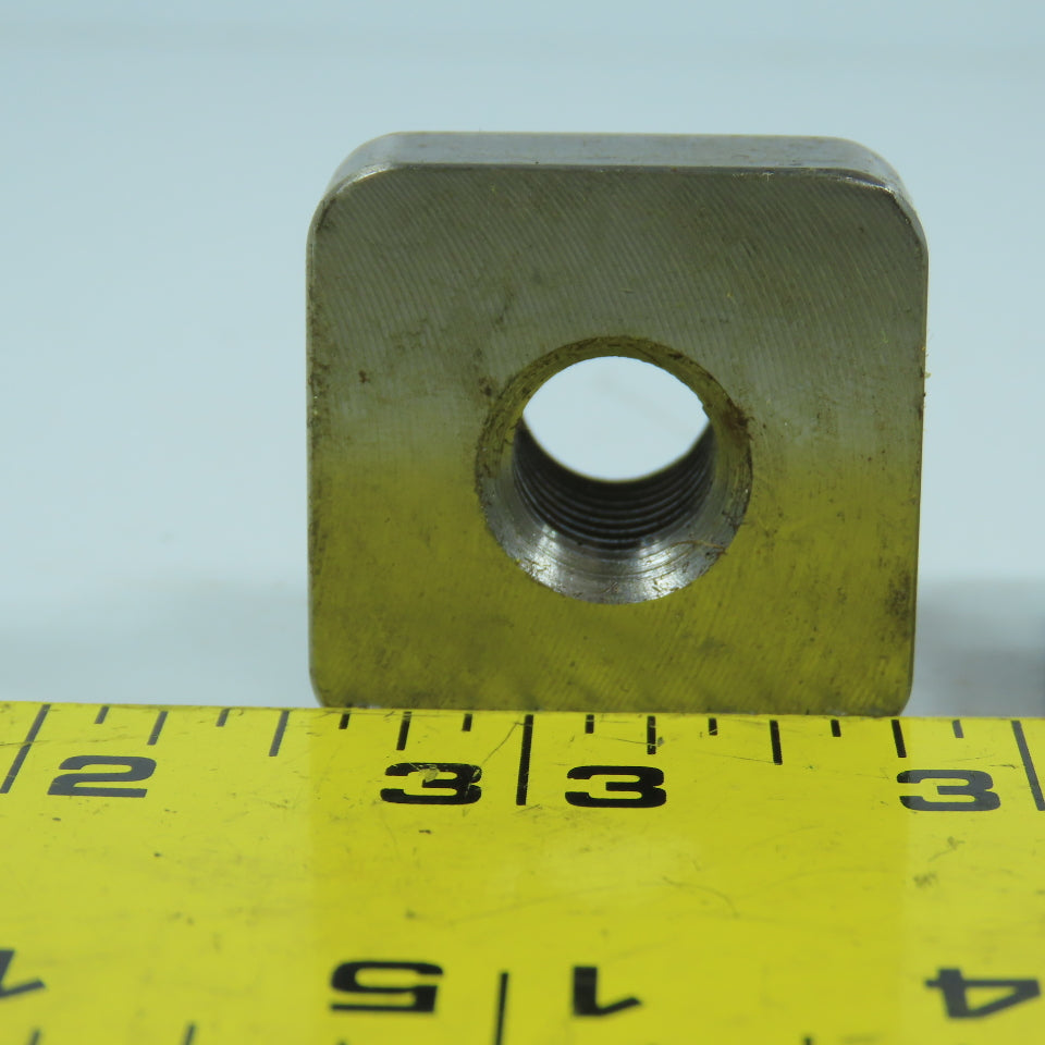 12mm-1.75 T-Slot Holding Nut 1-1/4" Square Head Lot Of 10