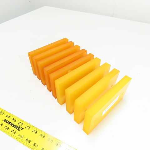 180mm x 100mm x 20mm Thick Urethane Block Pad Lot Of 9