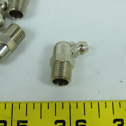 1/8" 45° Grease Nipple Zerk Elbow Quick Connect Lot Of 18