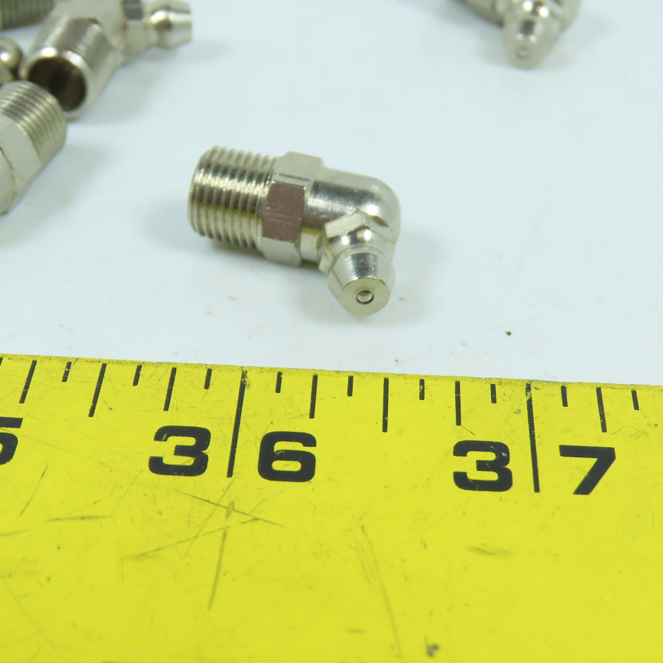 1/8" 45° Grease Nipple Zerk Elbow Quick Connect Lot Of 18