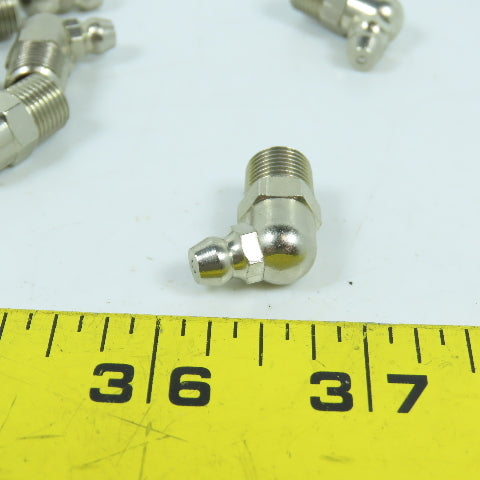 1/8" 45° Grease Nipple Zerk Elbow Quick Connect Lot Of 18