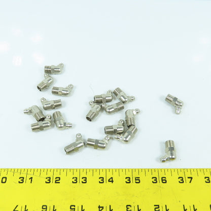 1/8" 45° Grease Nipple Zerk Elbow Quick Connect Lot Of 18