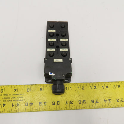 Balluff C04 T8L-PG-13-E SACB 120V AC/DC 8 Port Interface Module