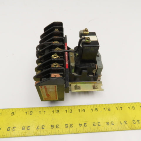 Square D LL0 60 600V AC 250VDC Max Lighting Contactor 120V Coil