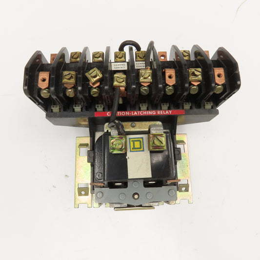 Square D LL0 60 600V AC 250VDC Max Lighting Contactor 120V Coil