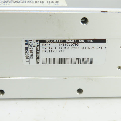 Tolomatic TKS#710793 TKS10 BN08 SK13.75 Ball Screw Linear Actuator 13-3/4"Stroke