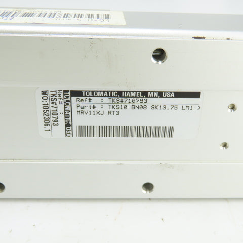 Tolomatic TKS#710793 TKS10 BN08 SK13.75 Ball Screw Linear Actuator 13-3/4"Stroke