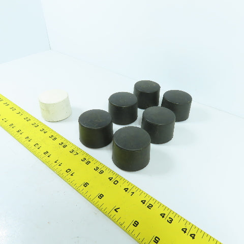 Vaughan Rubber Mallet 2" Replacement Head Tip (6 Black) (1 White) Lot Of 7