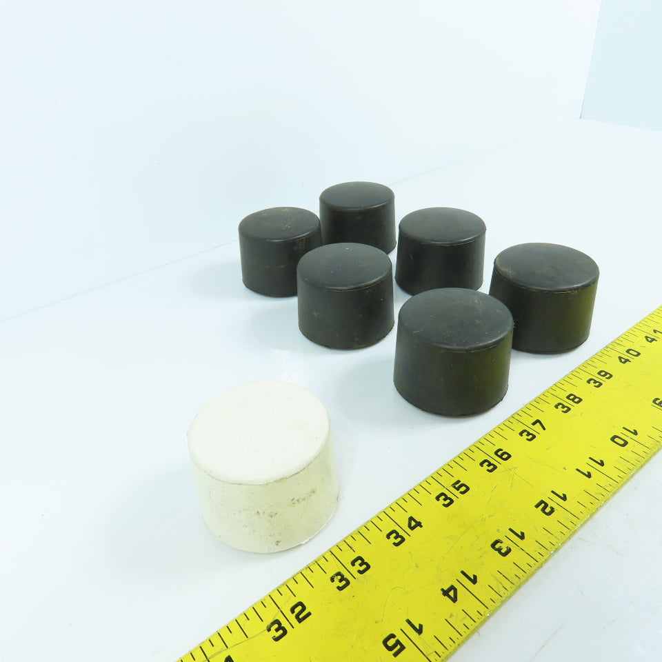 Vaughan Rubber Mallet 2" Replacement Head Tip (6 Black) (1 White) Lot Of 7