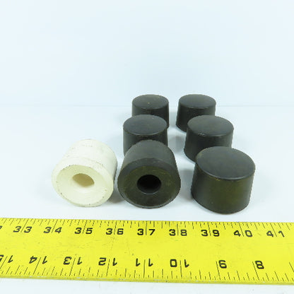 Vaughan Rubber Mallet 2" Replacement Head Tip (6 Black) (1 White) Lot Of 7
