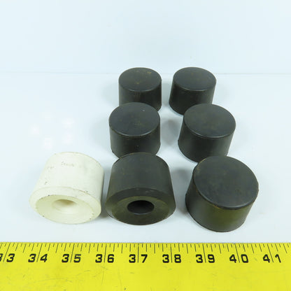 Vaughan Rubber Mallet 2" Replacement Head Tip (6 Black) (1 White) Lot Of 7