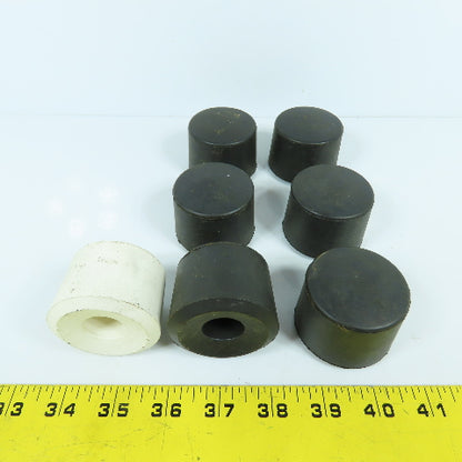 Vaughan Rubber Mallet 2" Replacement Head Tip (6 Black) (1 White) Lot Of 7