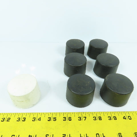 Vaughan Rubber Mallet 2" Replacement Head Tip (6 Black) (1 White) Lot Of 7