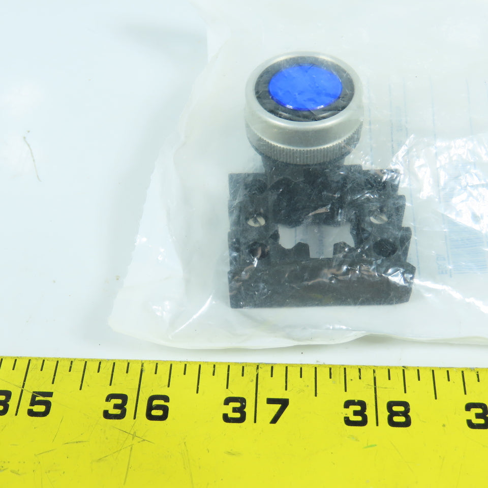 Schmersal 101006408 Blue Illuminated Pushbutton Switch