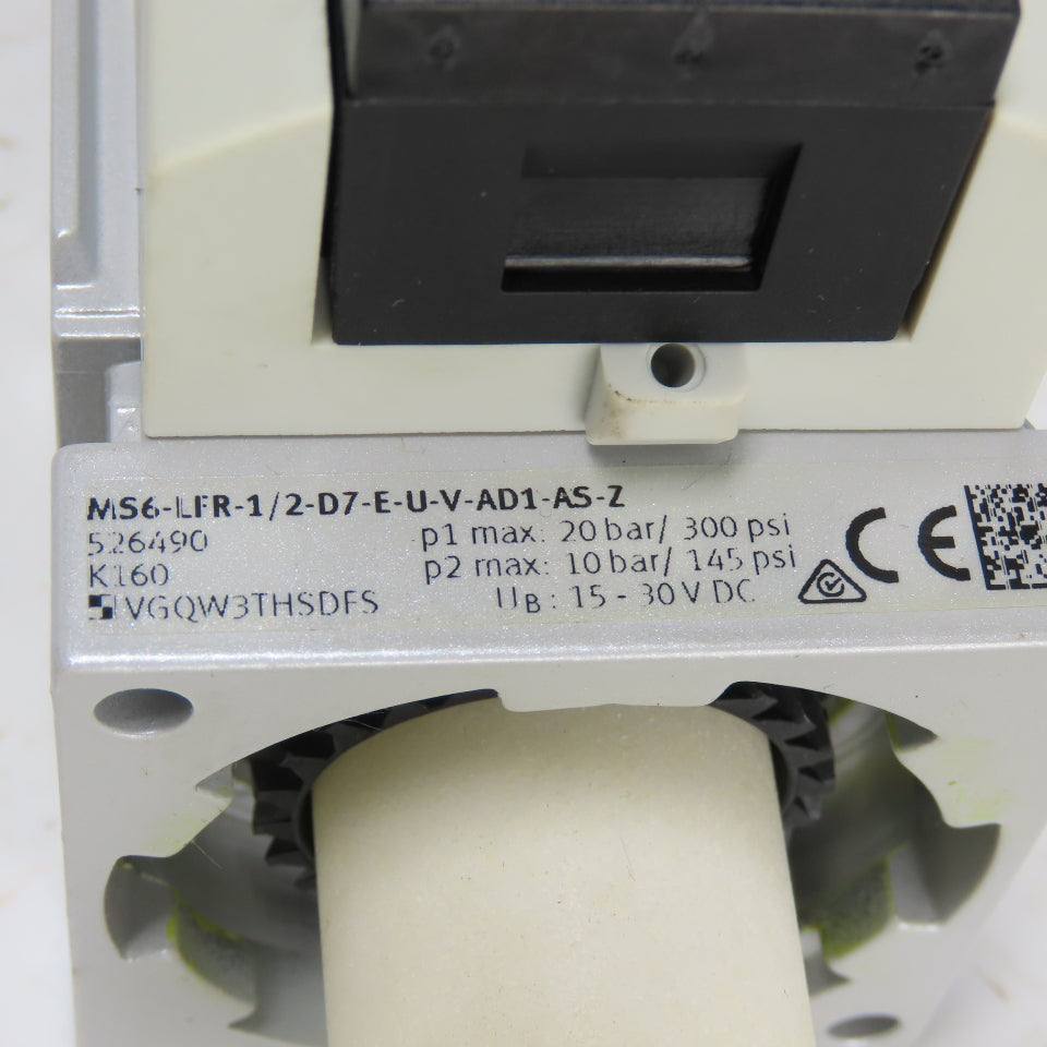 Festo MS6-LFR-1/2-D7-E-U-V-AD1-AS-Z Pneumatic Filter Regulator 1/2" NPT NEW