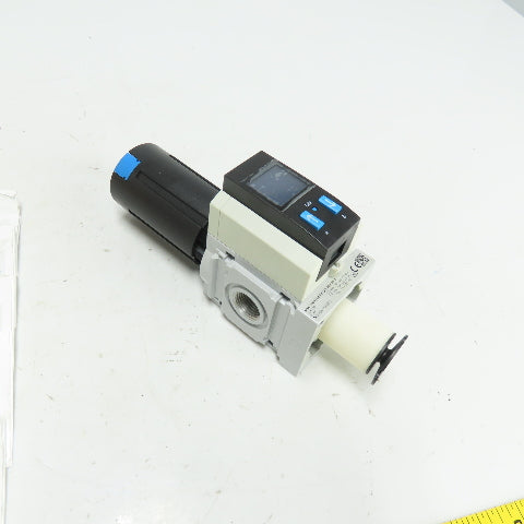 Festo MS6-LFR-1/2-D7-E-U-V-AD1-AS-Z Pneumatic Filter Regulator 1/2" NPT NEW