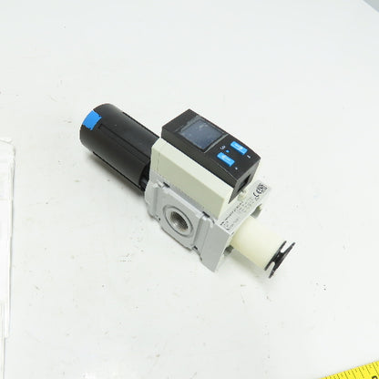 Festo MS6-LFR-1/2-D7-E-U-V-AD1-AS-Z Pneumatic Filter Regulator 1/2" NPT NEW
