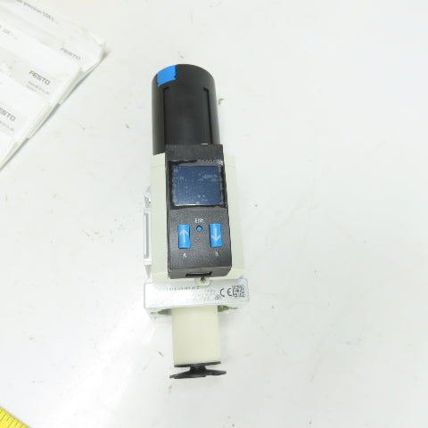 Festo MS6-LFR-1/2-D7-E-U-V-AD1-AS-Z Pneumatic Filter Regulator 1/2" NPT NEW