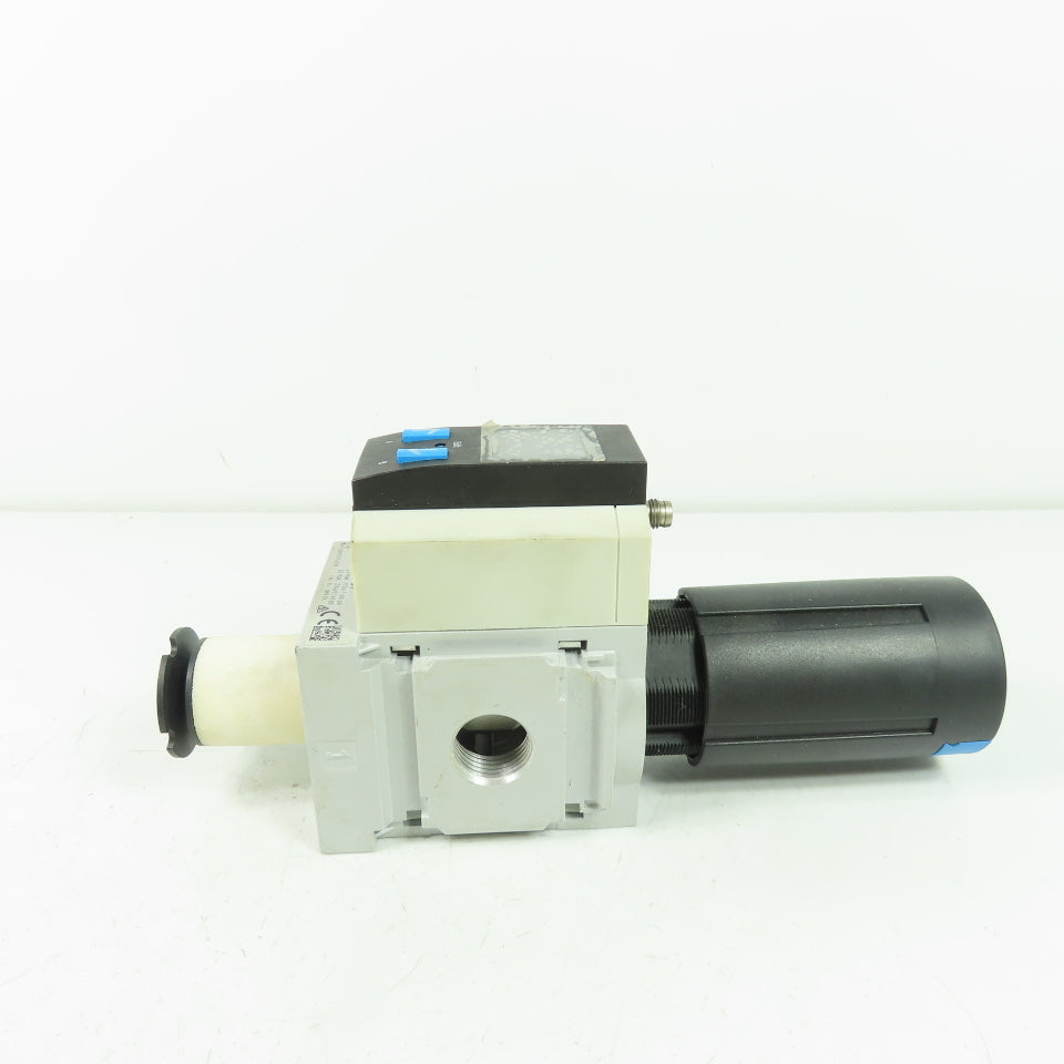 Festo <-- MS6-LFR-1/2-D7-E-U-V-AD1-AS-Z Pneumatic Filter Regulator 1/2" NPT NEW