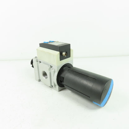 Festo <-- MS6-LFR-1/2-D7-E-U-V-AD1-AS-Z Pneumatic Filter Regulator 1/2" NPT NEW