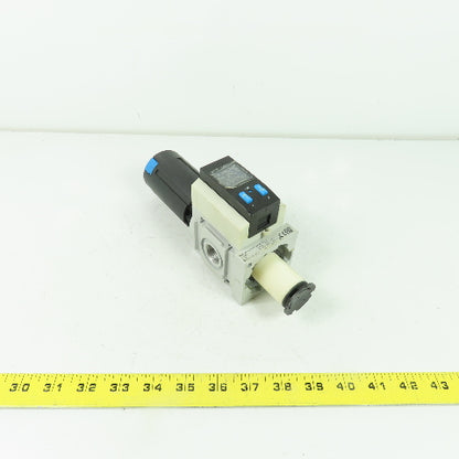 Festo <-- MS6-LFR-1/2-D7-E-U-V-AD1-AS-Z Pneumatic Filter Regulator 1/2" NPT NEW