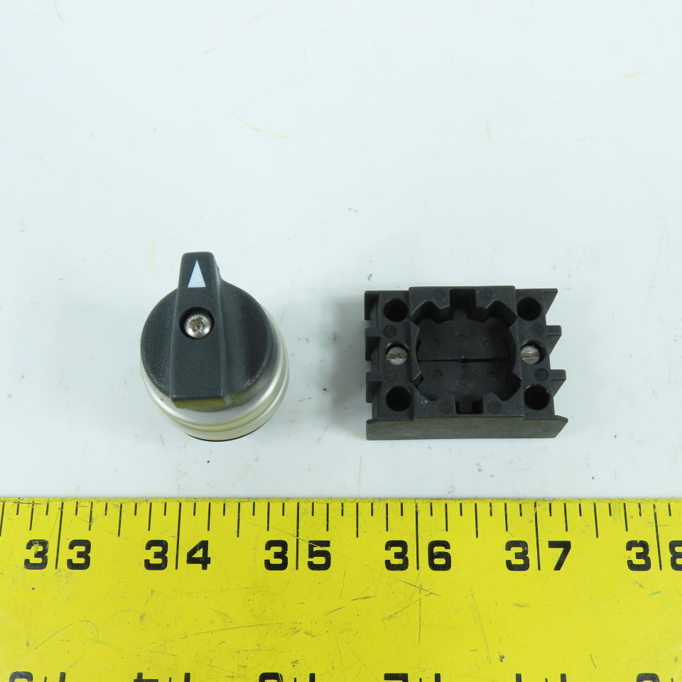 Schmersal 101006377 101006377 2-Position Spring Return Selector Switch