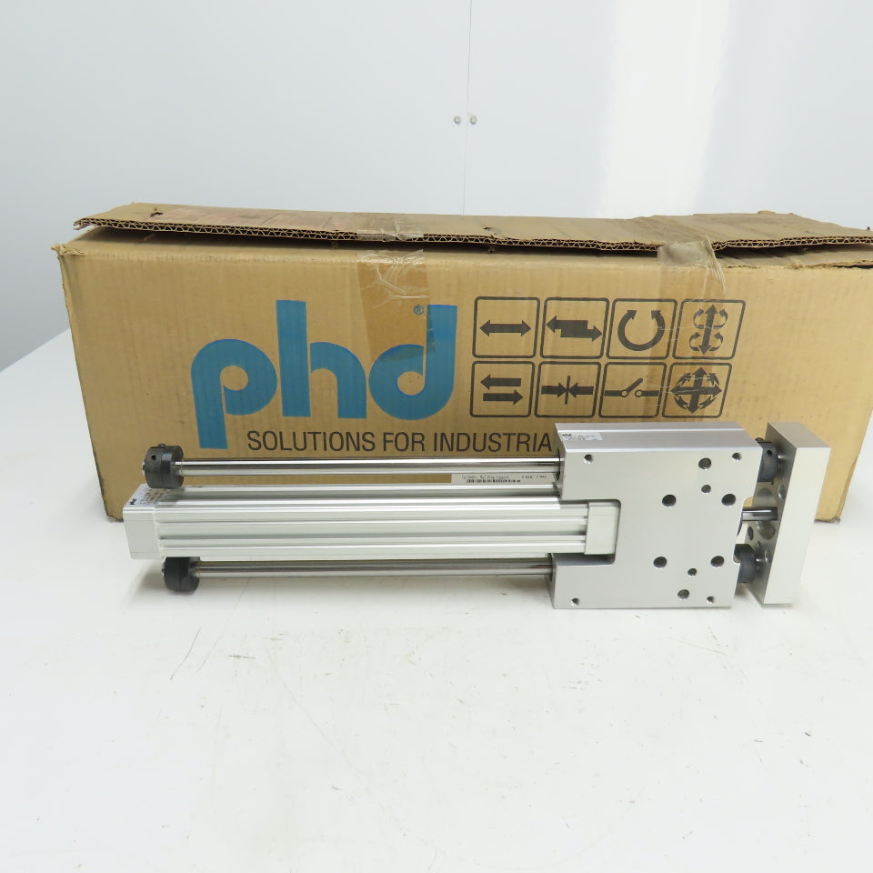 PHD SLC83 X 250 -AE-AR-J 8-L9-M Pneumatic Slide And Cylinder 250mm Stroke NEW