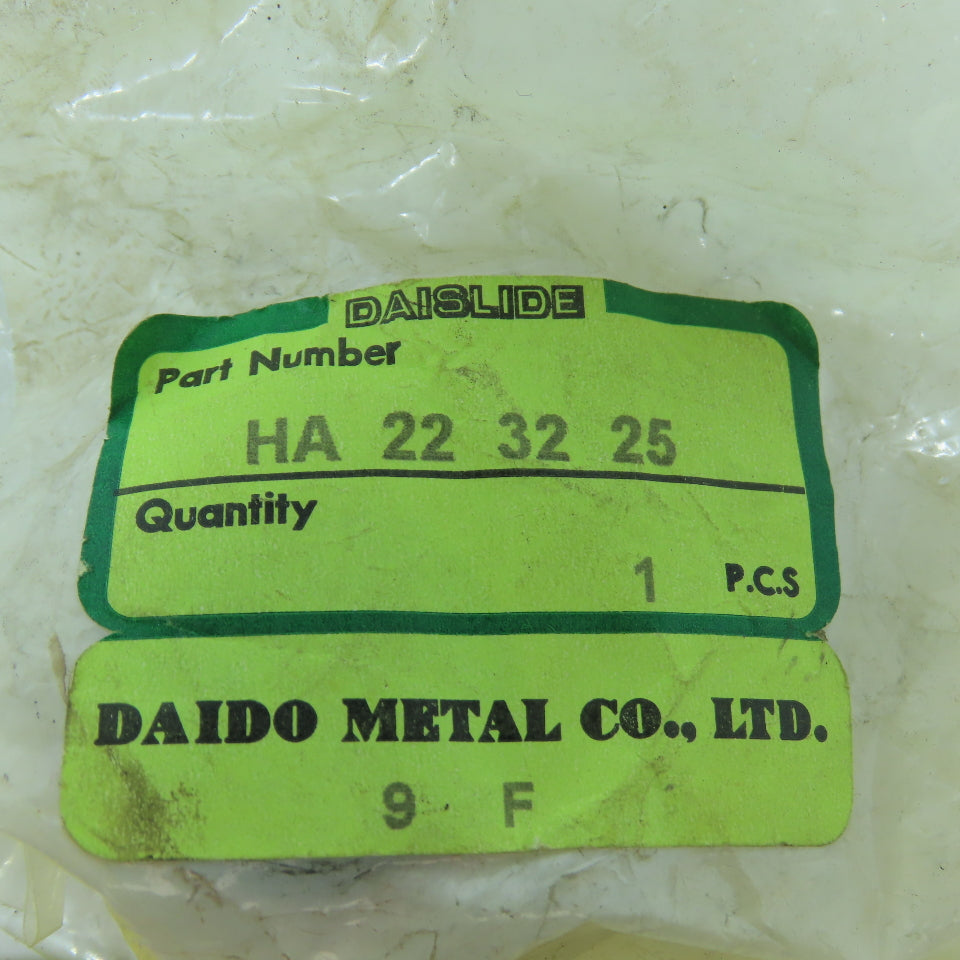 Daido HA223225 Straight Linear Plain Brass Bushing 32mm OD x 22mm ID Lot Of 2