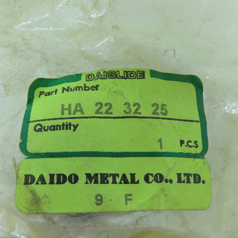 Daido HA223225 Straight Linear Plain Brass Bushing 32mm OD x 22mm ID Lot Of 2