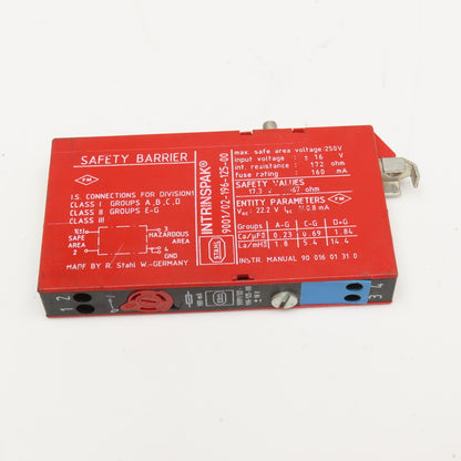 Stahl 9001/02-196-125-00 Single Channel Safety Barrier Relay ± 16V
